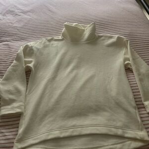 Cream Turtleneck Sweater